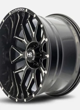 Hardrock Offroad Affliction XPosed Aluminum Wheel 22x12 8x180 -44 124.3 Gloss Black Milled                                     - H500-221278144BM - Image 3