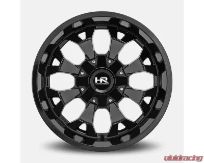 Hardrock Offroad Devastator Aluminum Wheel 20x10 5x150 | 5x139.7 | 5x5.5 -19 110.3 Gloss Black - H711-201097119GB
