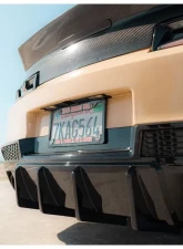 Auto Addict USA EVO Quad/Single Tips Rear Diffuser Flat Black Chevrolet Camaro 2014-2015                                     - AA_CMR_RD_EVO_FLT_14 - Image 2
