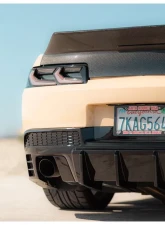 Auto Addict USA EVO Quad/Single Tips Rear Diffuser Flat Black Chevrolet Camaro 2014-2015                                     - AA_CMR_RD_EVO_FLT_14 - Image 3