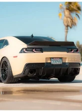 Auto Addict USA EVO Quad/Single Tips Rear Diffuser Flat Black Chevrolet Camaro 2014-2015                                     - AA_CMR_RD_EVO_FLT_14 - Image 5