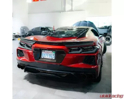 Auto Addict USA Euro Smoke Style LED Taillights Amber Sequential Pair Corvette C8 2020-2024 - AA_CORVT_TL_EUR_C8
