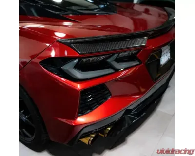 Auto Addict USA Euro Smoke Style LED Taillights Amber Sequential Pair Corvette C8 2020-2024 - AA_CORVT_TL_EUR_C8