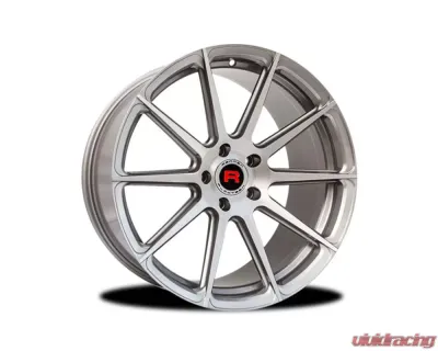 Rennen FT-10 Wheel 19x10 5x108 22mm Silver Brushed Face - F10191000F022CSXSXC