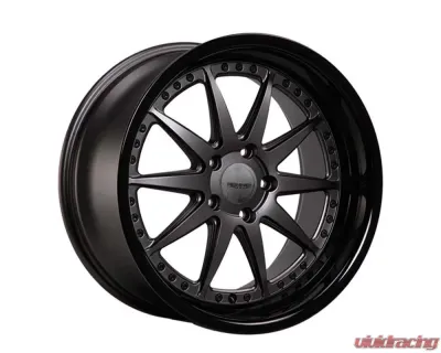 Rennen CSL-1 Wheel 20x8.5 5x108/127 15mm Matte Gunmetal w/Gloss Black Lip - SL120850ZZ15CT0200