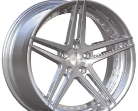 Rennen CSL-3 Wheel 19x9.5 5x108 43 Silver Machined W/ Chrome Bolts