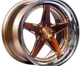 Rennen CSL-7 Wheel 20x10.5 5x108 38mm Tinted Bronze w/Chrome Step Lip