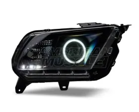 Raxiom CCFL Halo Projector Headlights w/ Factory Halogen Headlights, Black Housing & Clear Lens Ford Mustang 2010-2012