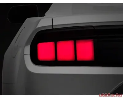 Raxiom Profile LED Tail Lights w/ Gloss Black Housing & Smoked Lens Ford Mustang 2015-2022 - 402183