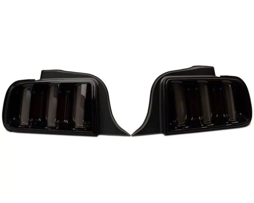 Raxiom Vector V2 LED Tail Lights w/ Black Housing & Smoked Lens Ford Mustang 2005-2009 - 408588