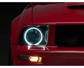 Raxiom Axial Series CCFL Halo Projector Headlights w/ Black Housing & Smoked Lens Ford Mustang GT | V6 2005-2009
