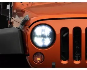 Raxiom Axial Series LED Headlights w/ Black Housing & Clear Lens Jeep Wrangler TJ | JK 1997-2017