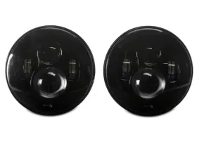 Raxiom Axial Series LED Daymaker Headlights w/ Black Housing & Clear Lens Jeep Wrangler TJ | JK 1997-2017