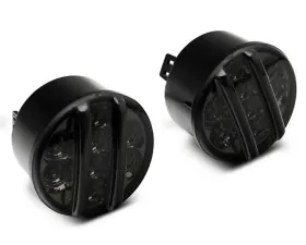 Raxiom Axial Series Smoked LED Front Turn Signals Jeep Wrangler JK 2007-2018