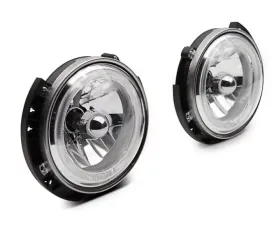 Raxiom LED Halo Headlights w/ Chrome Housing & Clear Lens Jeep Wrangler JK 2007-2018