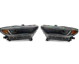 Raxiom Box 2 of 2 LED Headlights w/ Black Housing & Smoked Lens Ford Mustang GT350 2015-2020