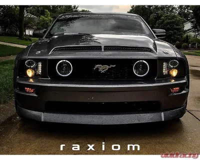 Raxiom Clear Lens Black Housing LED Halo Projector Headlights Ford Mustang 2005-2009 - 101683