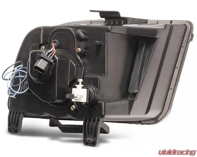 Raxiom Clear Lens Black Housing LED Halo Projector Headlights Ford Mustang 2005-2009 - 101683