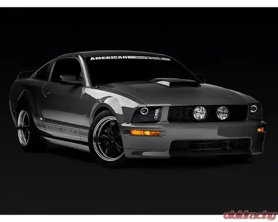 Raxiom Clear Lens Black Housing LED Halo Projector Headlights Ford Mustang 2005-2009 - 101683