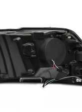 Raxiom Clear Lens Chrome Housing LED Halo Headlights Ram 1500 w/ Factory Halogen Non-Projector Headlights 2009-2018                                     - R111517 - Image 3