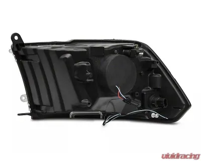 Raxiom Clear Lens Chrome Housing LED Halo Headlights Ram 1500 w/ Factory Halogen Non-Projector Headlights 2009-2018 - R111517