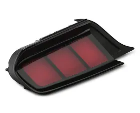 Raxiom Red Lens Gloss Black Housing Profile LED Tail Lights Ford Mustang 2015-2023