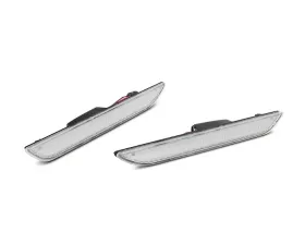 Raxiom Axial Series Clear Lens LED Rear Side Marker Lights Ford Mustang 2015-2023