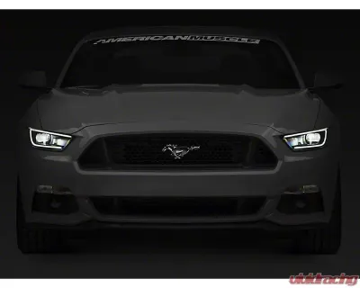 Raxiom Smoked Lens Black Housing LED Headlights Ford Mustang | Mustang GT350 | Mustang GT500 2015-2022 - 406011