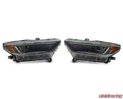 Raxiom Smoked Lens Black Housing LED Headlights Ford Mustang | Mustang GT350 | Mustang GT500 2015-2022 - 406011