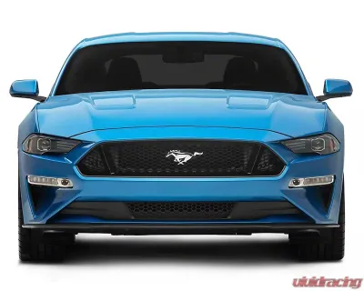 Raxiom Clear Lens Black Housing White Tri-Bar LED Accent Lighting Projector Headlights Ford Mustang GT EcoBoost 2018-2023 - 407614
