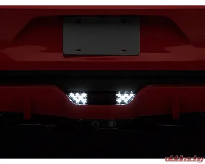 Raxiom Axial Series Smoked Lens LED Reverse Light w/ Running Light & Triple Flash Brake Light Ford Mustang 2015-2017 - 407864