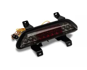Raxiom Axial Series Smoked Lens LED Reverse Light w/ Running Light & Triple Flash Brake Light Ford Mustang 2015-2017