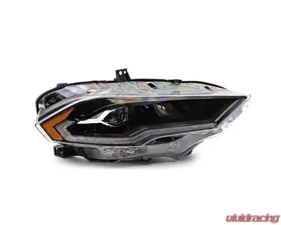 Raxiom Clear Lens Black Housing LED Projector Headlights Ford Mustang GT EcoBoost 2018-2023 - 412122