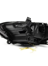 Raxiom Clear Lens Black Housing LED Projector Headlights Ford Mustang GT EcoBoost 2018-2023                                     - 412122 - Image 3