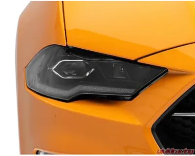 Raxiom Clear Lens Black Housing LED Projector Headlights Ford Mustang GT EcoBoost 2018-2023 - 412122