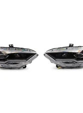Raxiom Clear Lens Black Housing LED Projector Headlights Ford Mustang GT EcoBoost 2018-2023                                     - 412122 - Image 12