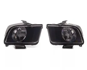 Raxiom Axial Series Clear Lens Chrome Housing OEM Style Replacement Headlights Ford Mustang 2005-2009