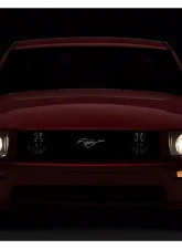 Raxiom Axial Series Smoked Lens Chrome Housing OEM Style Replacement Headlights Ford Mustang 2005-2009                                     - 413415 - Image 7