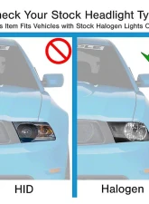 Raxiom Axial Series Clear Lens Chrome Housing OEM Style Replacement Headlights Ford Mustang w/ Factory Halogen Headlights 2010-2012                                     - 413416 - Image 5