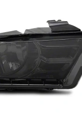 Raxiom Axial Series Smoked Lens Chrome Housing OEM Style Replacement Headlights Ford Mustang w/ Factory Halogen Headlights 2010-2012                                     - 413417 - Image 2