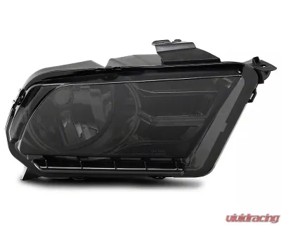 Raxiom Axial Series Smoked Lens Chrome Housing OEM Style Replacement Headlights Ford Mustang w/ Factory Halogen Headlights 2010-2012 - 413417