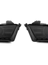 Raxiom Axial Series Smoked Lens Chrome Housing OEM Style Replacement Headlights Ford Mustang w/ Factory Halogen Headlights 2010-2012                                     - 413417 - Image 4
