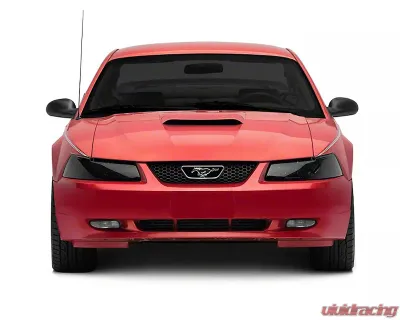 Raxiom Axial Series Smoked Lens Black Housing OEM Style Replacement Headlights Ford Mustang 1999-2004 - 413420