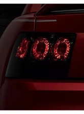 Raxiom Axial Series Smoked Lens Black Housing Altezza Style Tail Lights Ford Mustang 1999-2004                                     - 413422 - Image 5