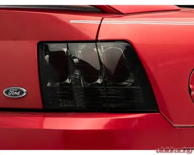 Raxiom Axial Series Smoked Lens Black Housing Altezza Style Tail Lights Ford Mustang 1999-2004 - 413422