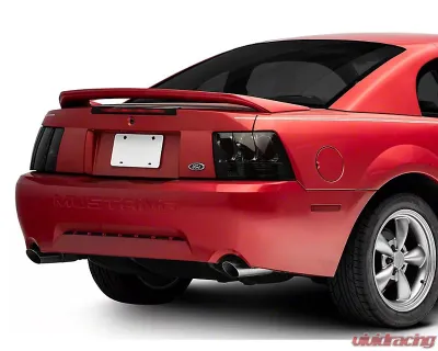 Raxiom Axial Series Smoked Lens Black Housing Altezza Style Tail Lights Ford Mustang 1999-2004 - 413422