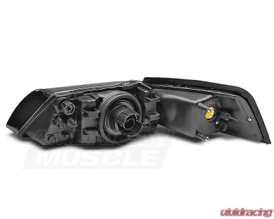 Raxiom Axial Series Clear Lens Chrome Housing OE Style Headlights Ford Mustang 1999-2004 - 42011
