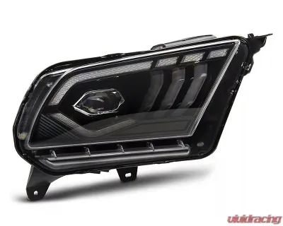 Raxiom Clear Lens Black Housing LED Project Headlights Ford Mustang w/ Factory Halogen Headlights 2010-2012 - 422461