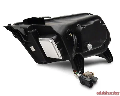 Raxiom Clear Lens Black Housing LED Project Headlights Ford Mustang w/ Factory Halogen Headlights 2010-2012 - 422461
