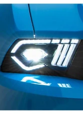 Raxiom Clear Lens Black Housing LED Project Headlights Ford Mustang w/ Factory Halogen Headlights 2010-2012                                     - 422461 - Image 7